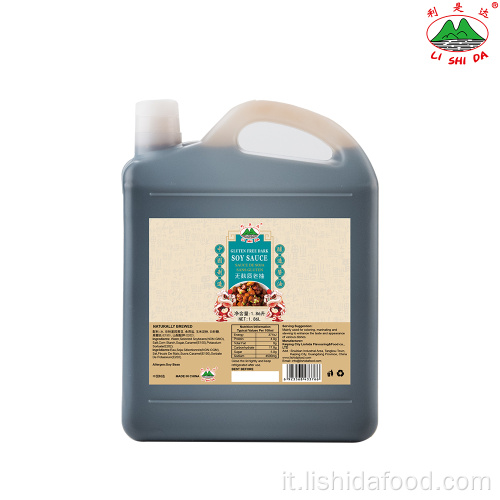 Salsa di soia scura senza glutine 1.86L